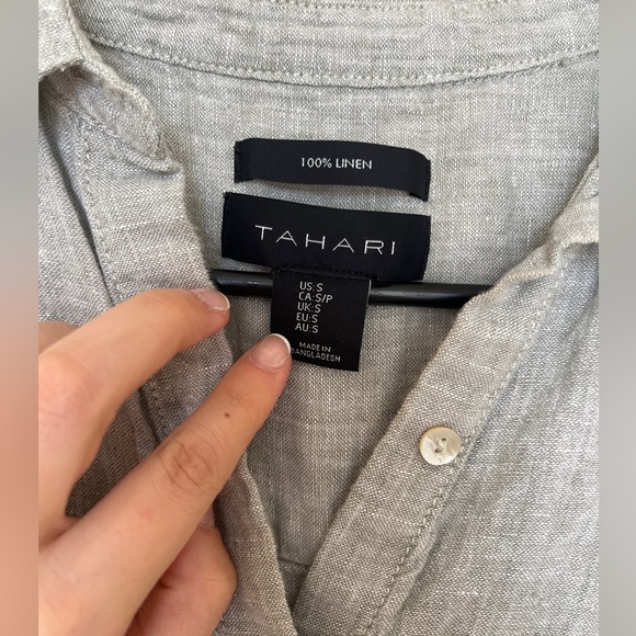 Tahari linen dress - Picture 3 of 3